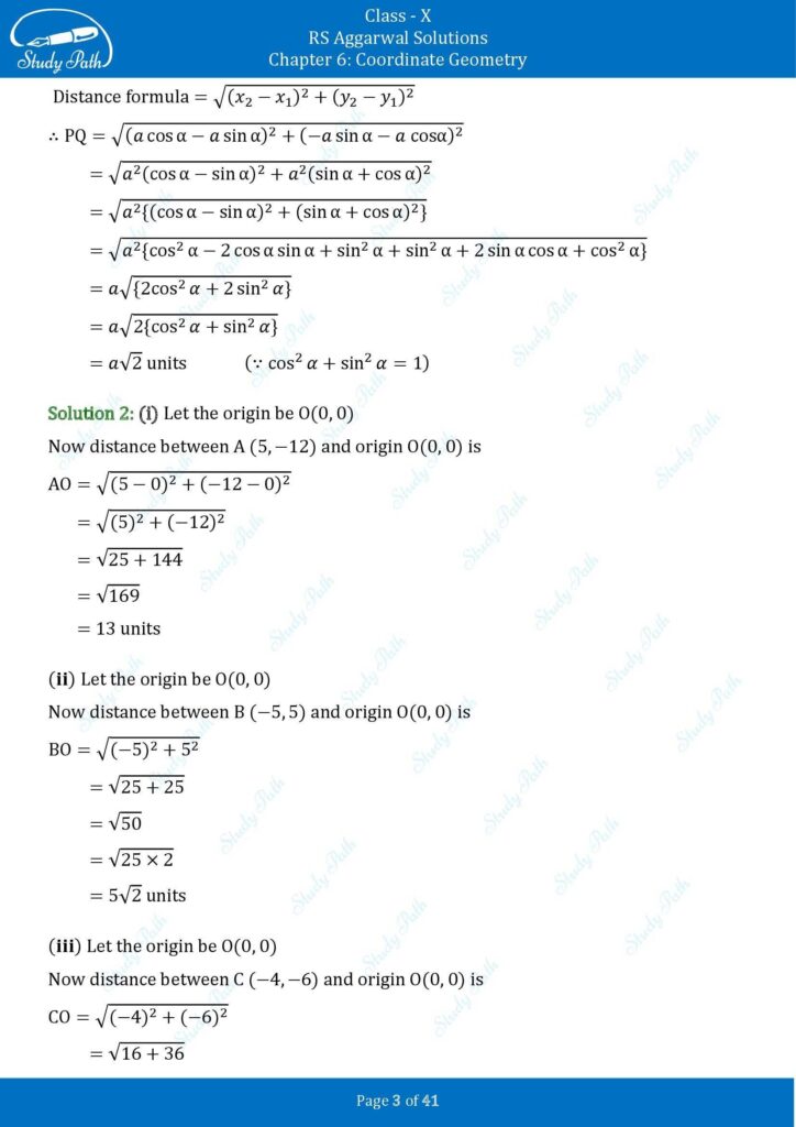 RS Aggarwal Class 10 Exercise 6A Solutions 3