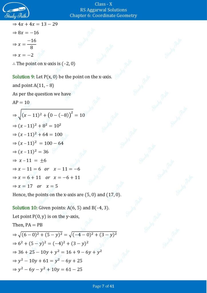 RS Aggarwal Class 10 Exercise 6A Solutions 7