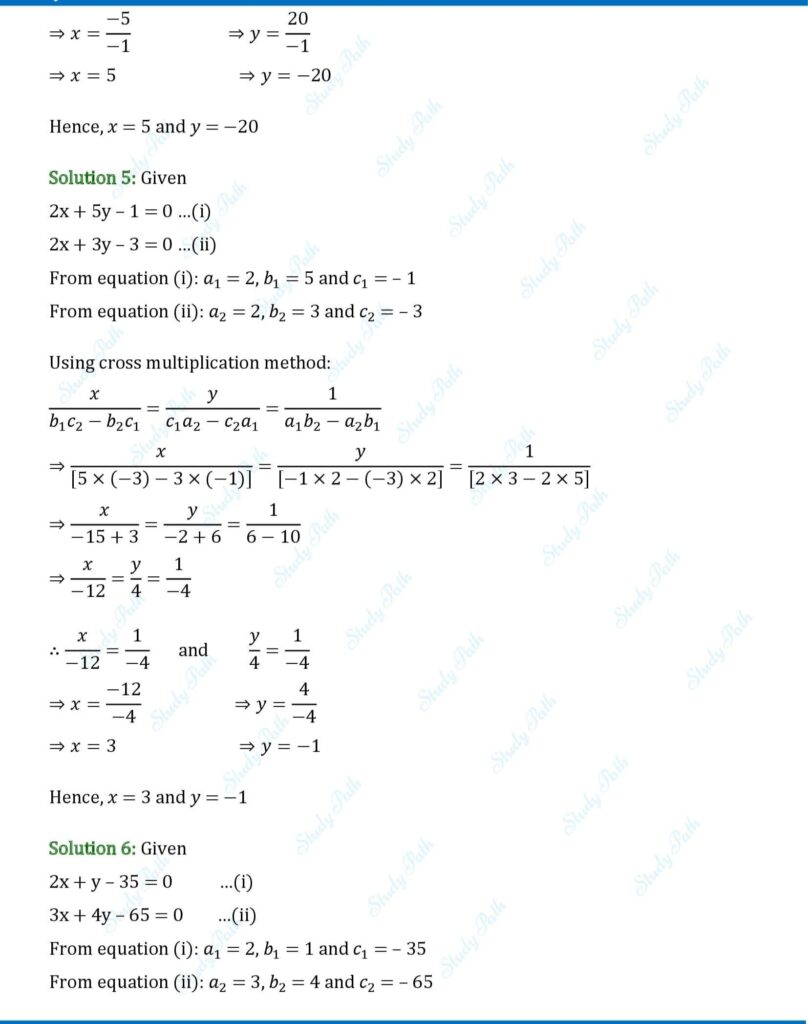 RS Aggarwal Class 10 Exercise 3C Solution – Step-by-Step Guide 4