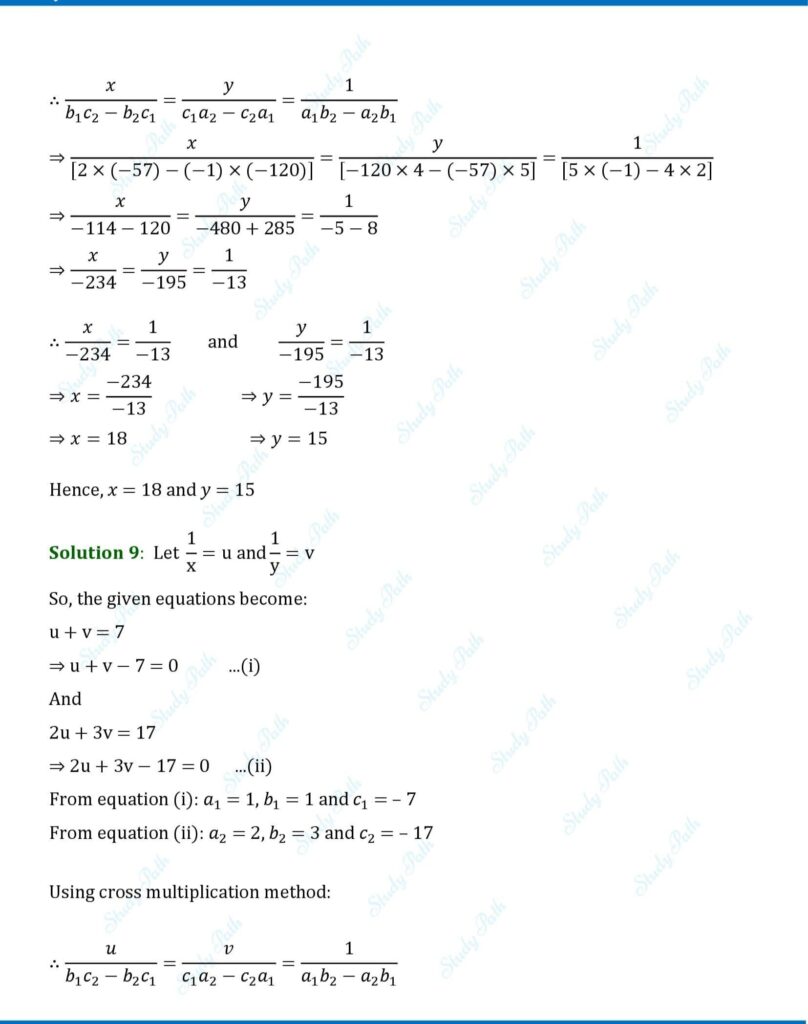 RS Aggarwal Class 10 Exercise 3C Solution – Step-by-Step Guide 7
