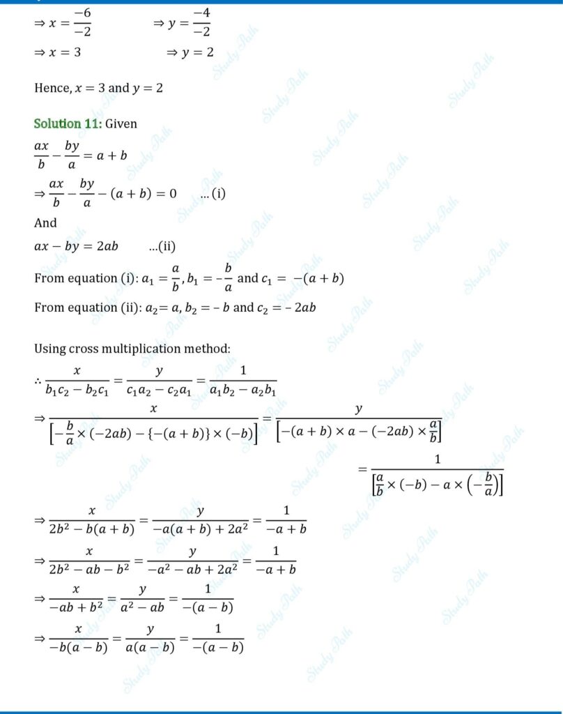 RS Aggarwal Class 10 Exercise 3C Solution – Step-by-Step Guide 9