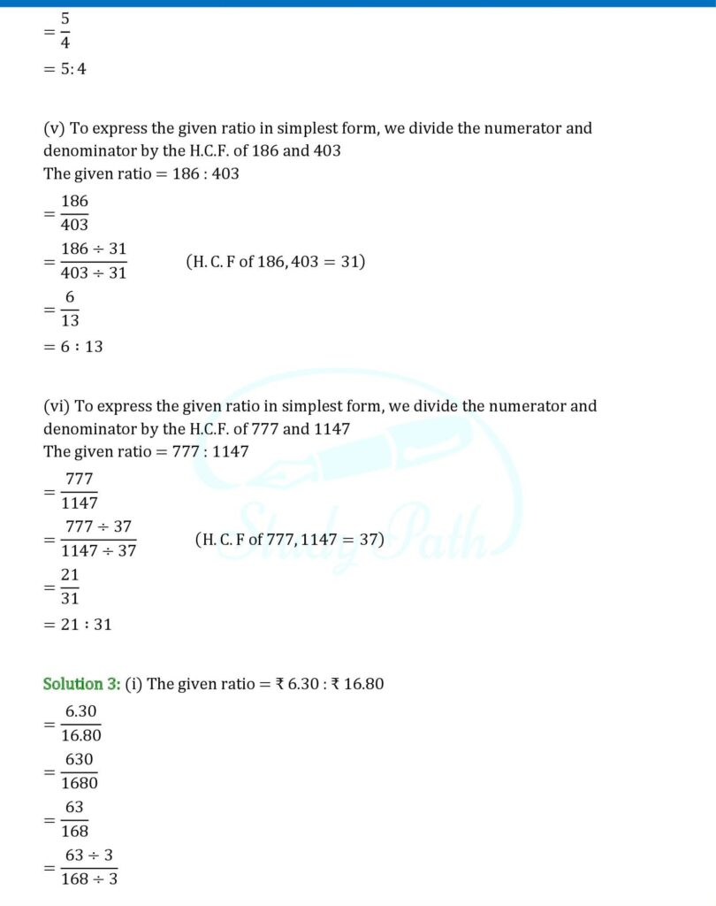 RS Aggarwal Class 6 Exercise 10A Solutions 4