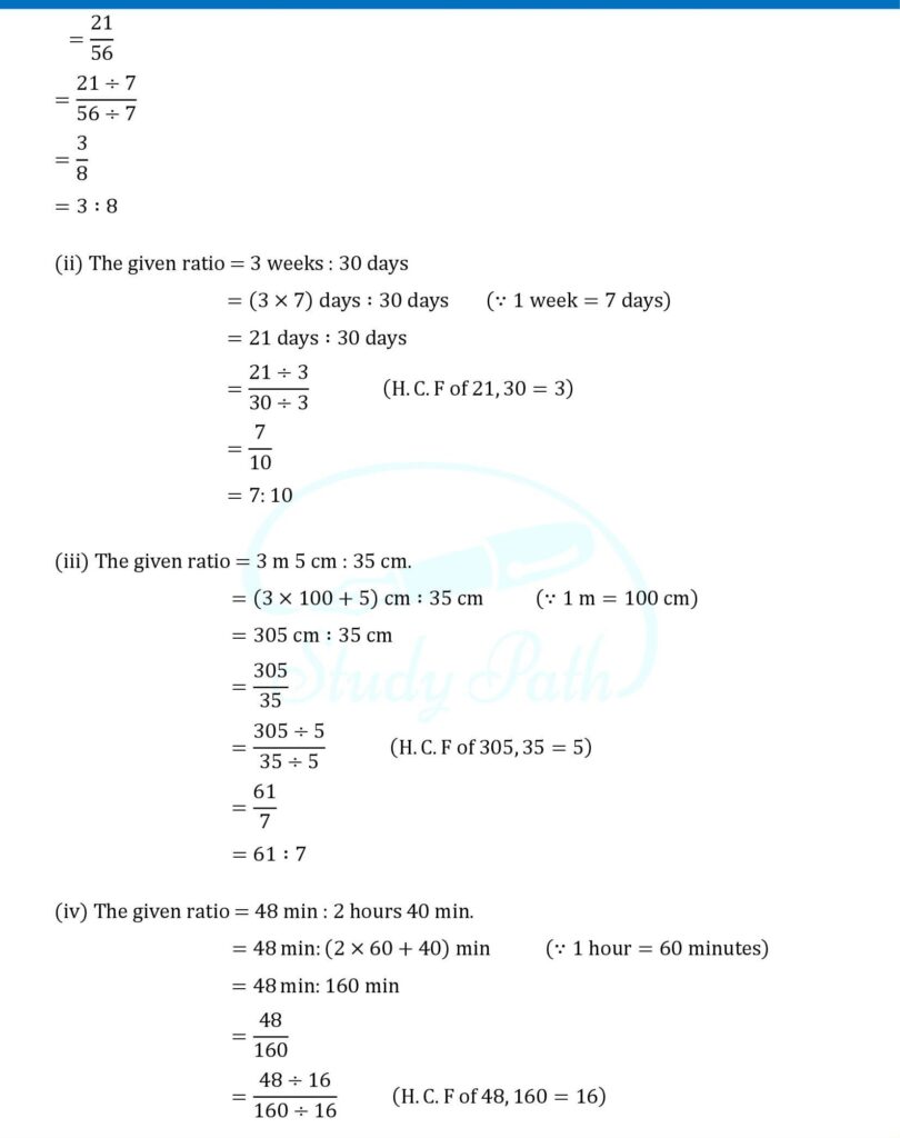 RS Aggarwal Class 6 Exercise 10A Solutions 5