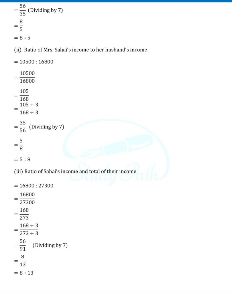 RS Aggarwal Class 6 Exercise 10A Solutions 7