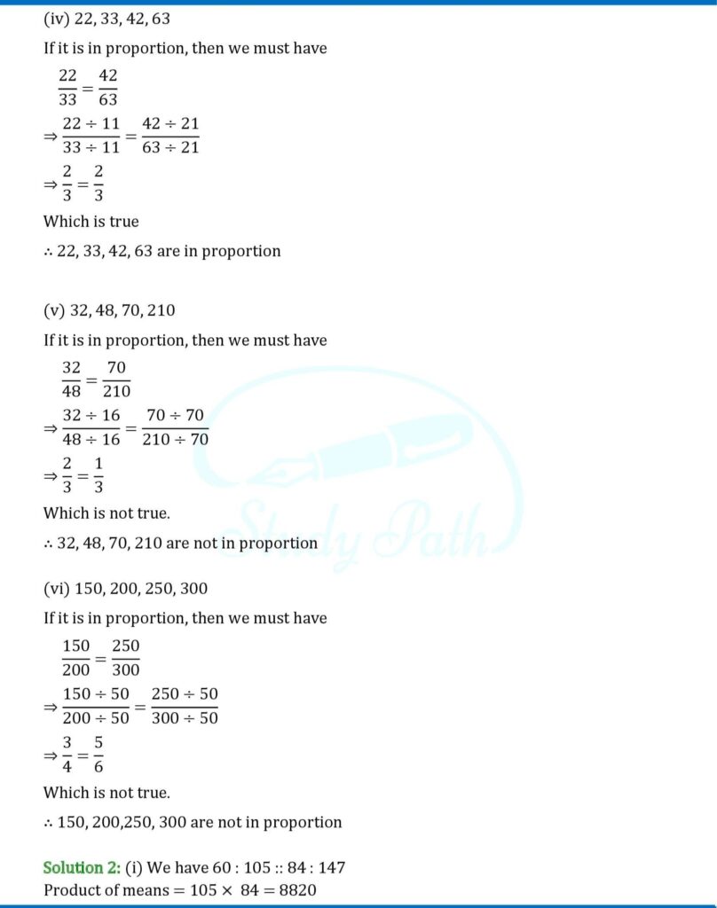 RS Aggarwal Class 6 Exercise 10B Solutions 2