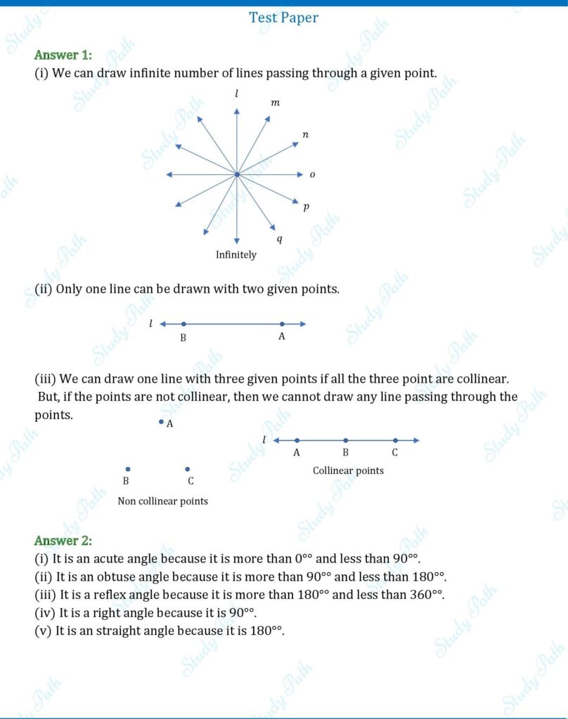 RS Aggarwal Chapter 14 Constructions Test Paper Solutions 1