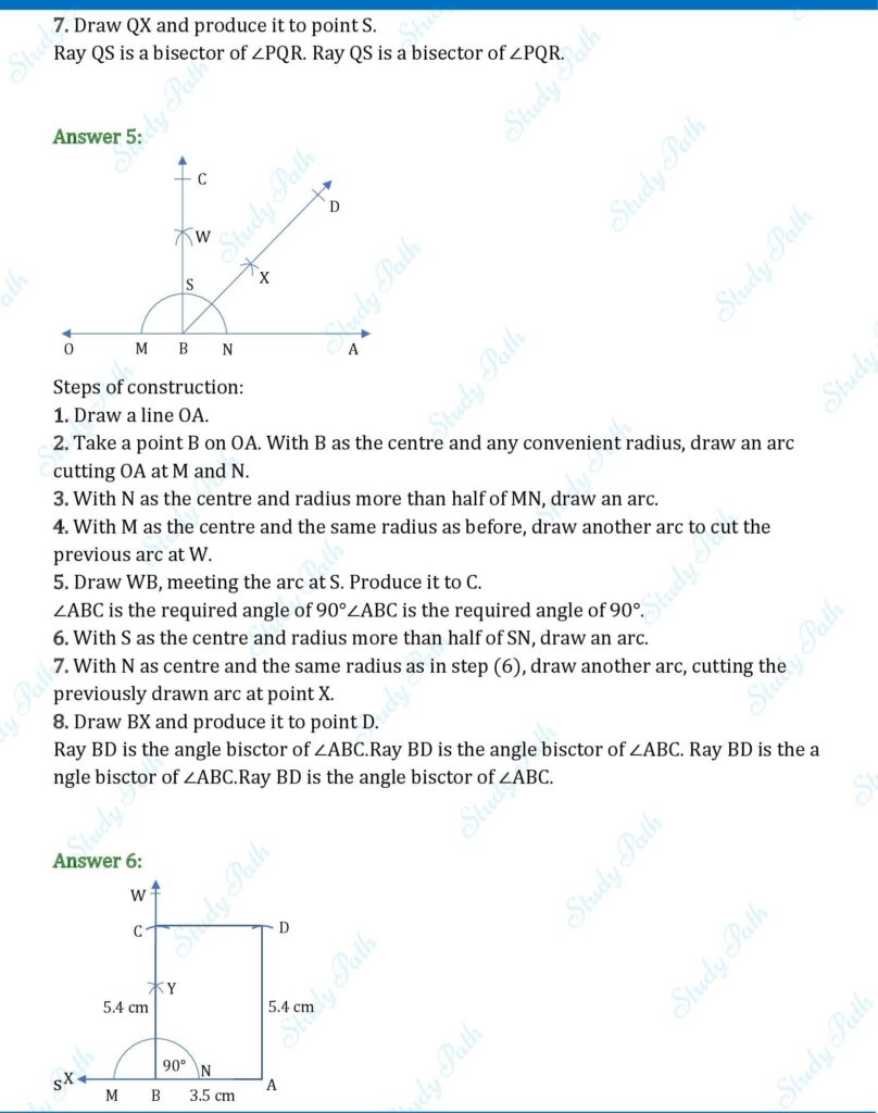 RS Aggarwal Chapter 14 Constructions Test Paper Solutions 3