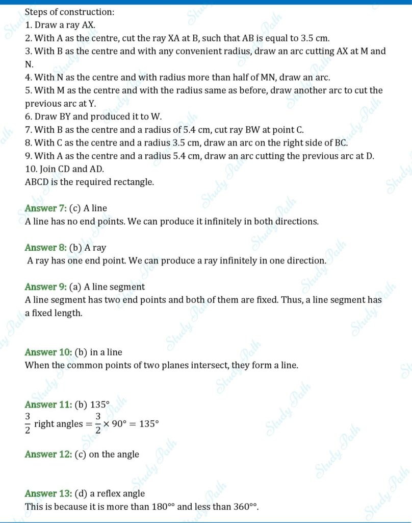 RS Aggarwal Chapter 14 Constructions Test Paper Solutions 4