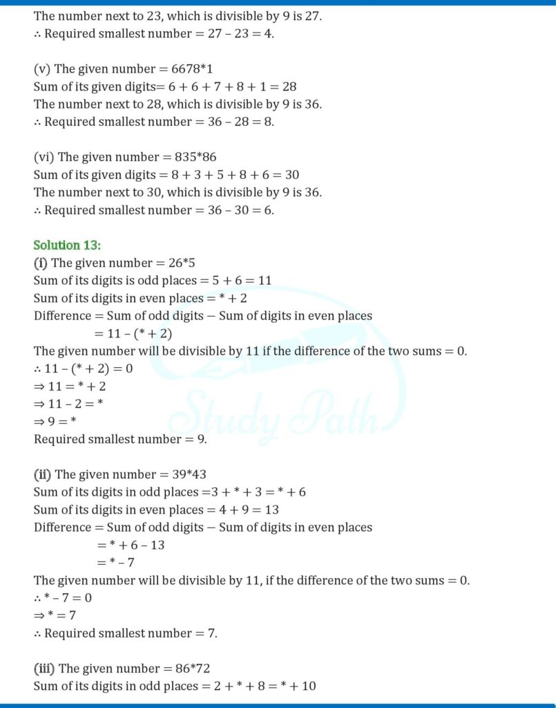 RS Aggarwal Class 6 Exercise 2B Solutions 9