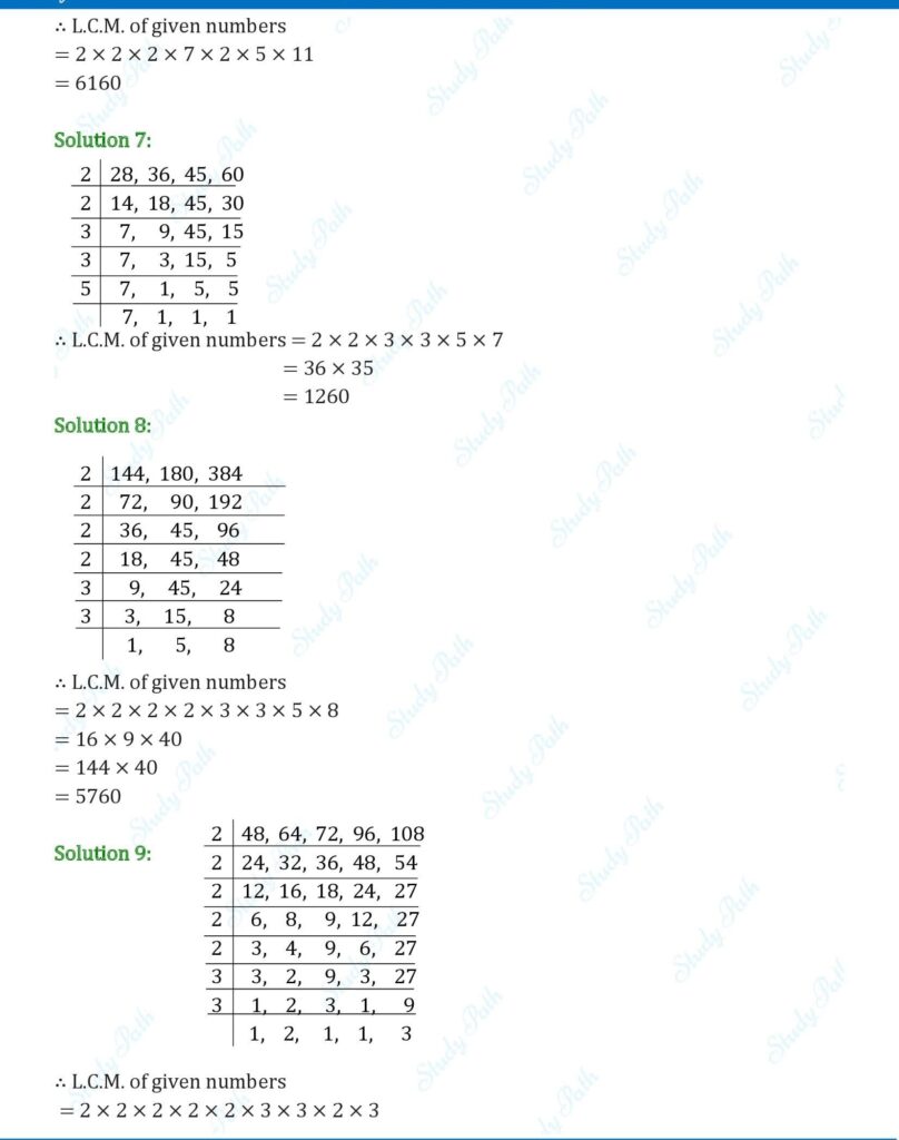 RS Aggarwal Class 6 Exercise 2E Solutions 3
