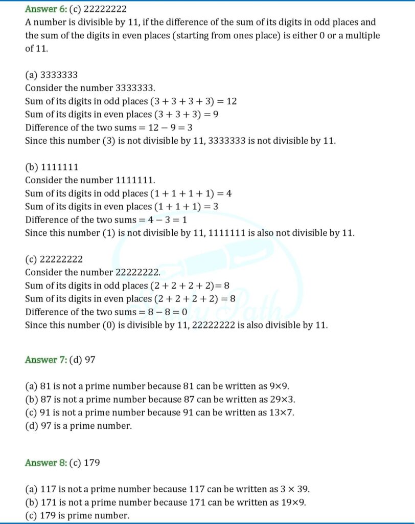 RS Aggarwal Class 6 Exercise 2F Solutions 4