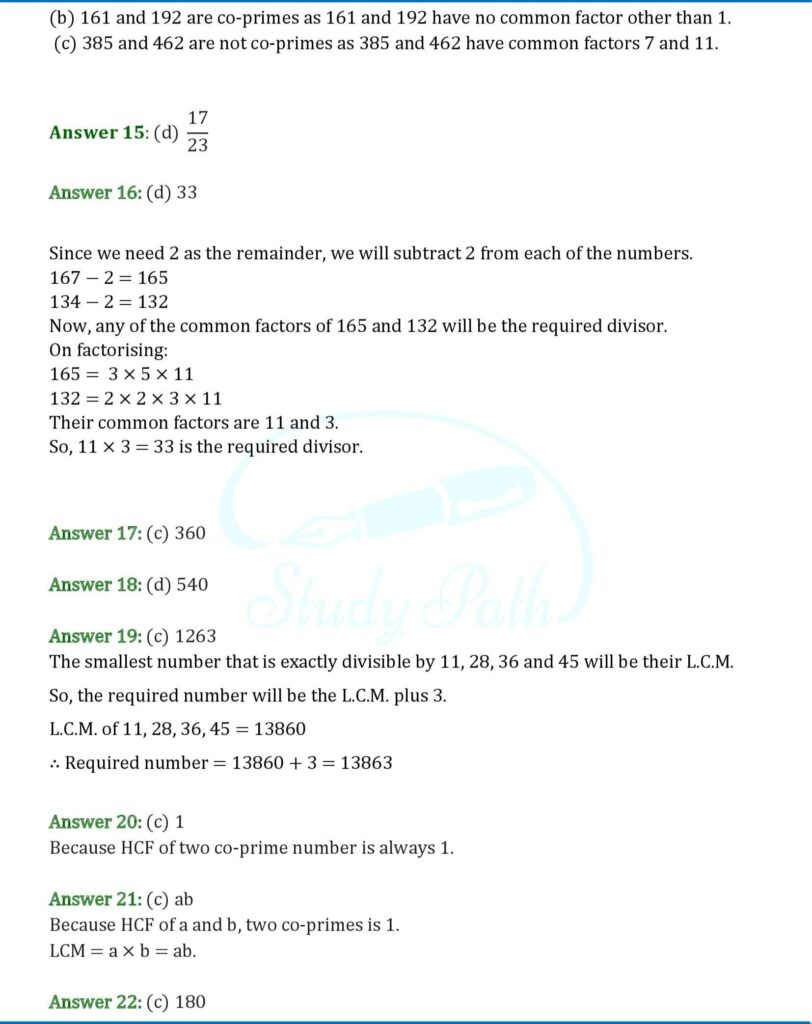 RS Aggarwal Class 6 Exercise 2F Solutions 6