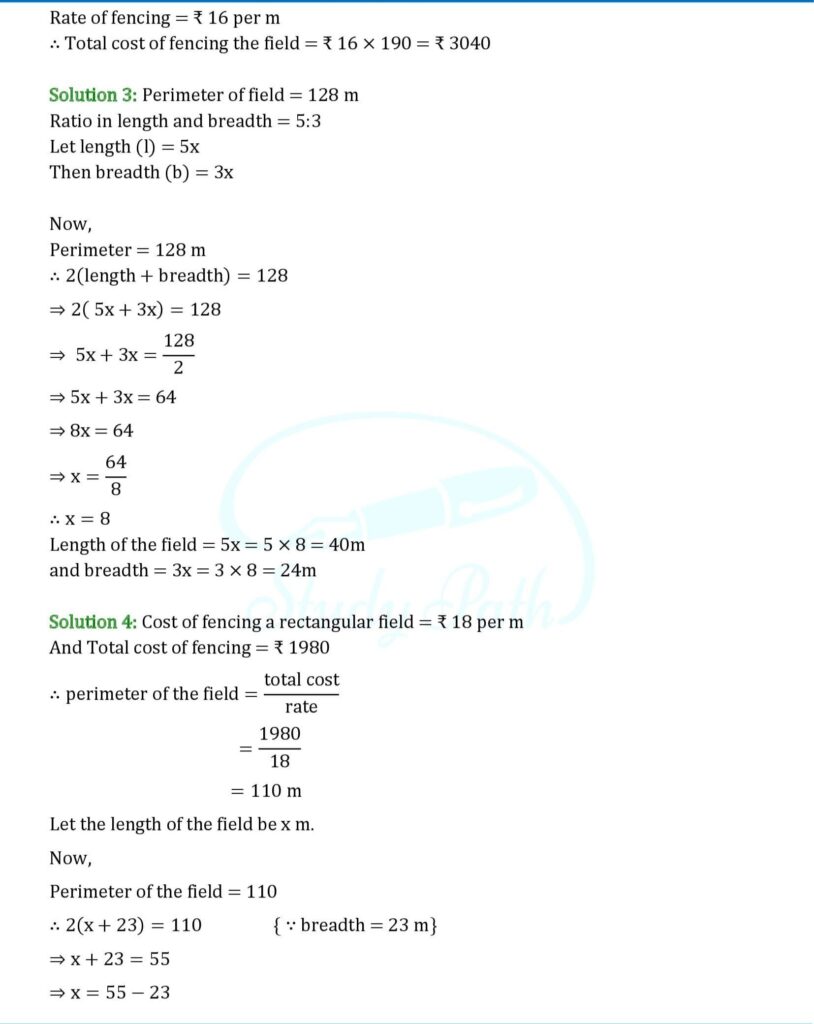 RS Aggarwal Class 6 Exercise 21A Solutions 2