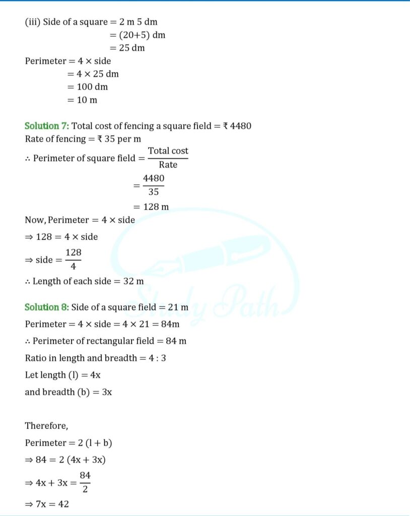 RS Aggarwal Class 6 Exercise 21A Solutions 4
