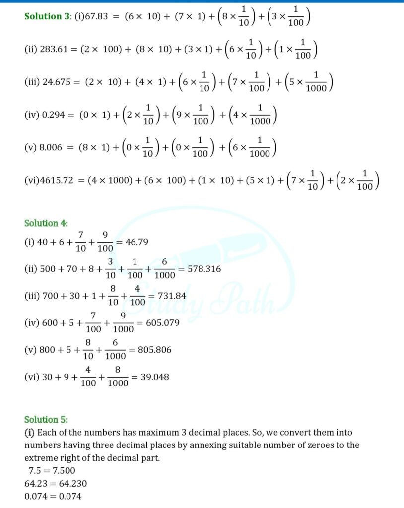 RS Aggarwal Class 6 Exercise 7A Solutions 3