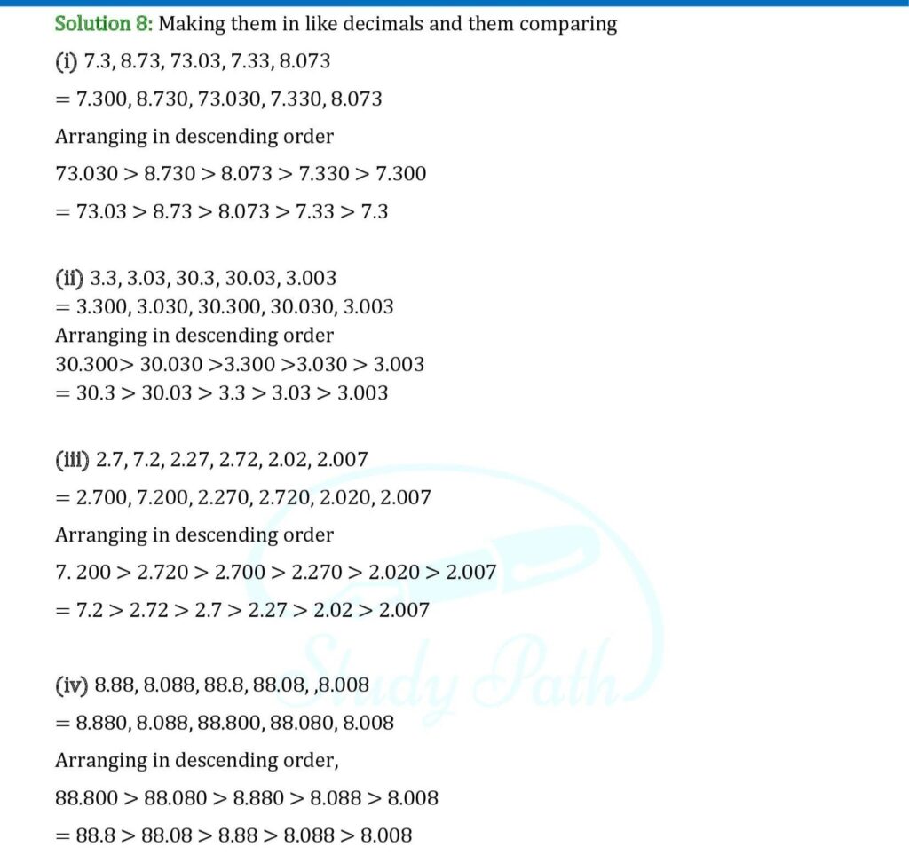 RS Aggarwal Class 6 Exercise 7A Solutions 6