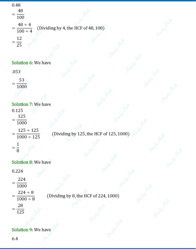 RS Aggarwal Class 6 Exercise 7B Solutions 2
