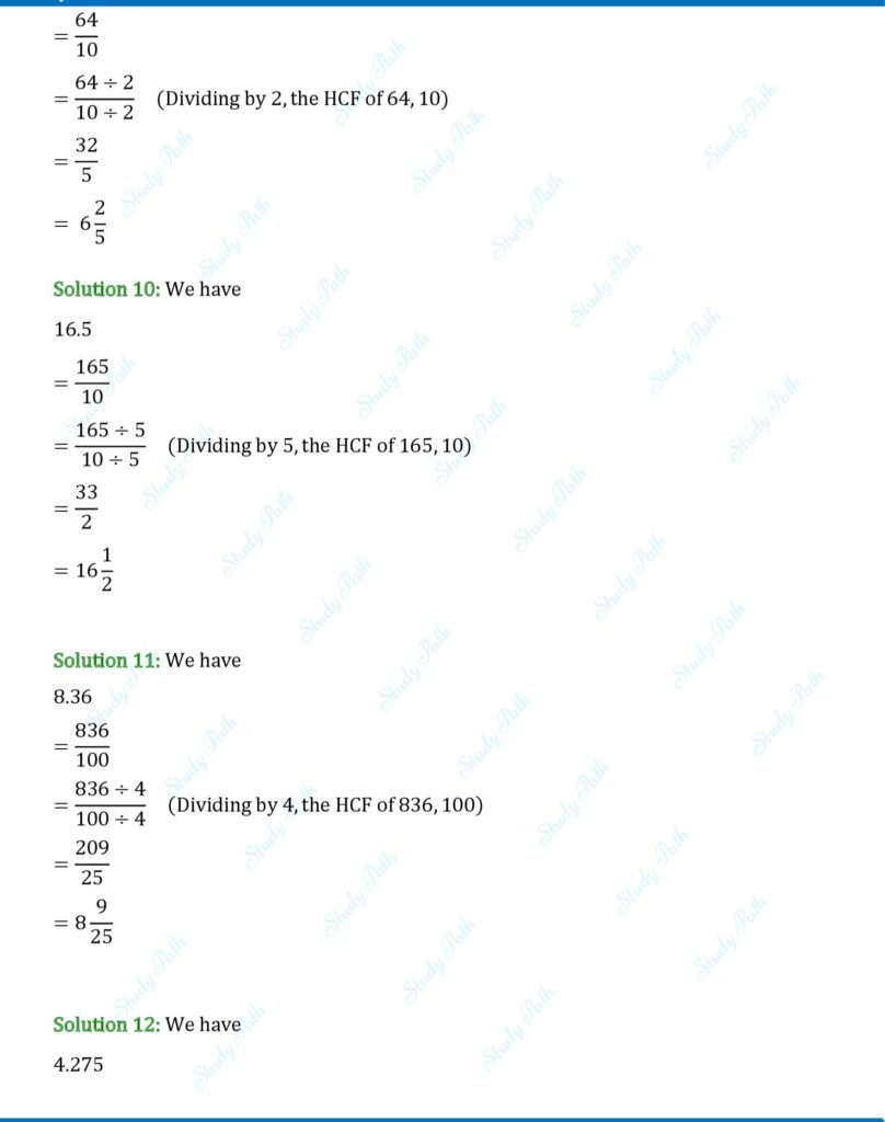 RS Aggarwal Class 6 Exercise 7B Solutions 3