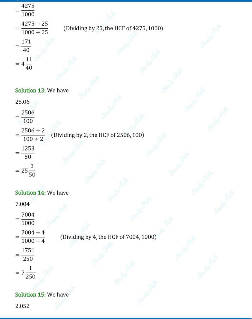 RS Aggarwal Class 6 Exercise 7B Solutions 4