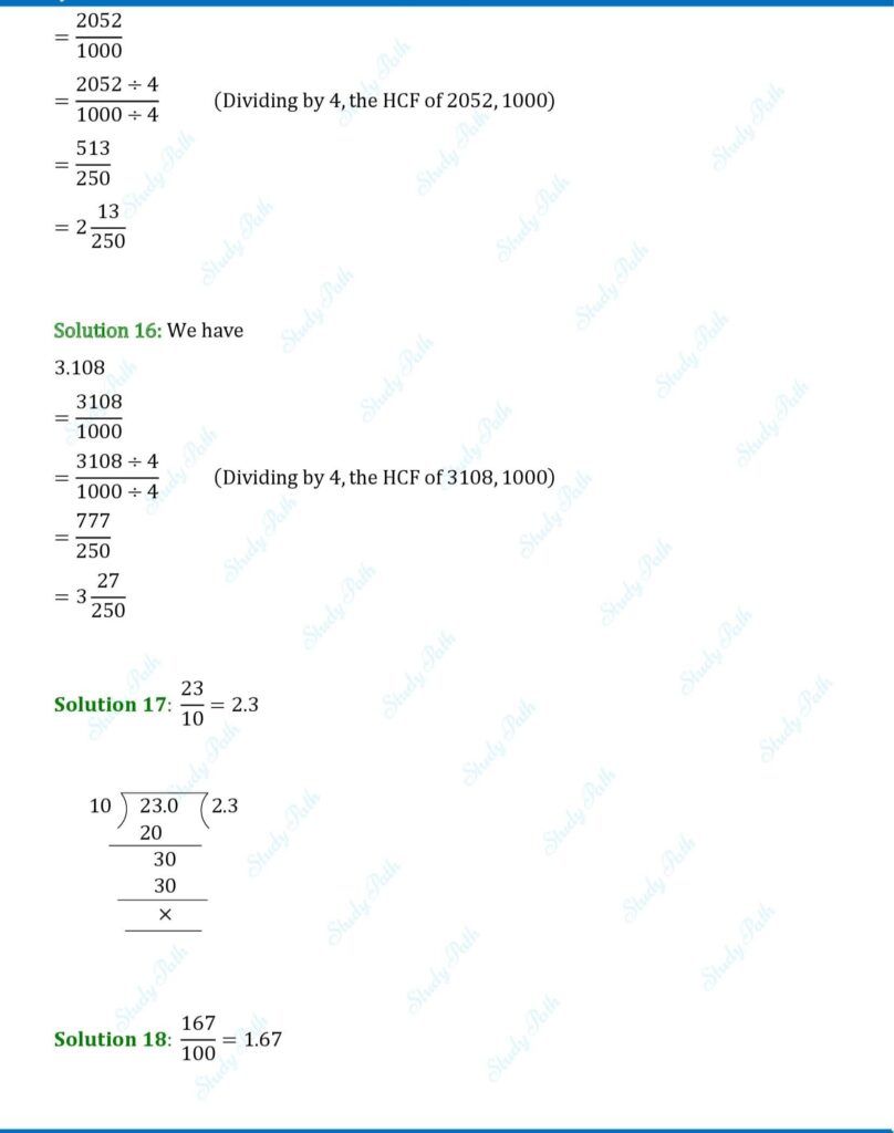 RS Aggarwal Class 6 Exercise 7B Solutions 5