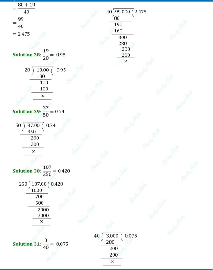 RS Aggarwal Class 6 Exercise 7B Solutions 8