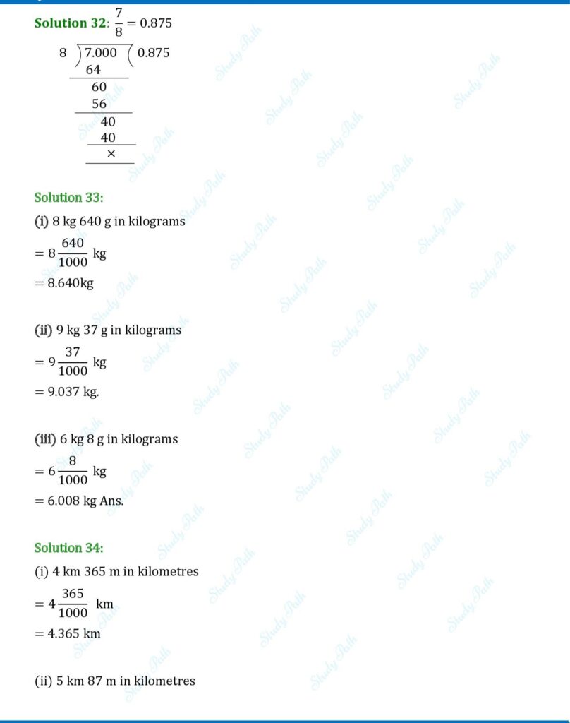 RS Aggarwal Class 6 Exercise 7B Solutions 9