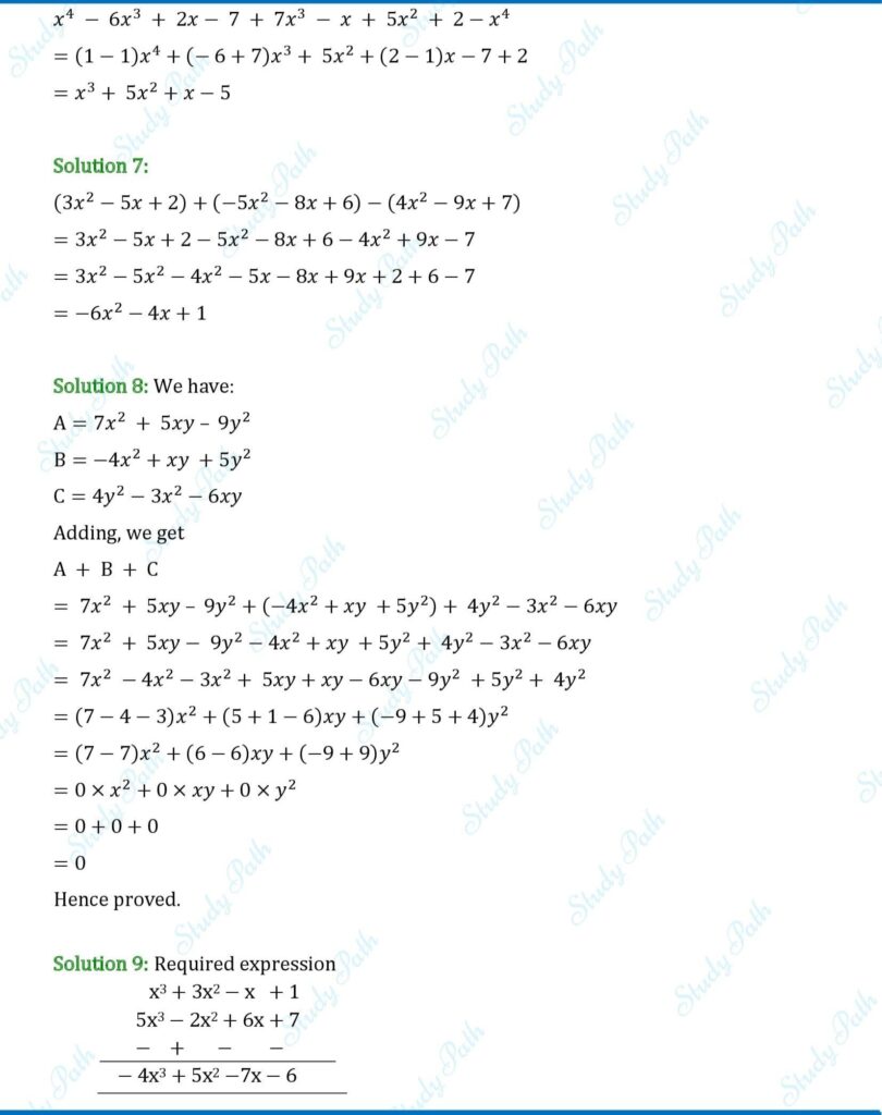 RS Aggarwal Class 6 Exercise 8C Solutions 7