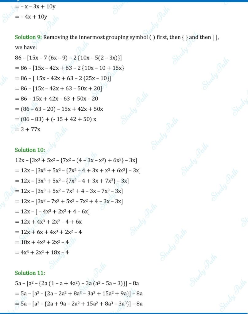 RS Aggarwal Class 6 Exercise 8D Solutions 3