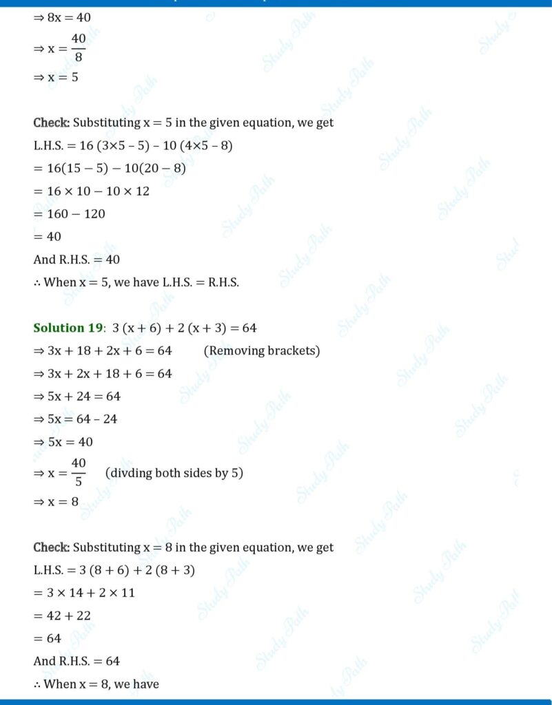 RS Aggarwal Class 6 Exercise 9B Solutions 8