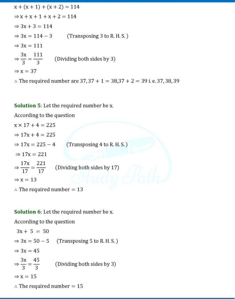 RS Aggarwal Class 6 Exercise 9C Solutions 2
