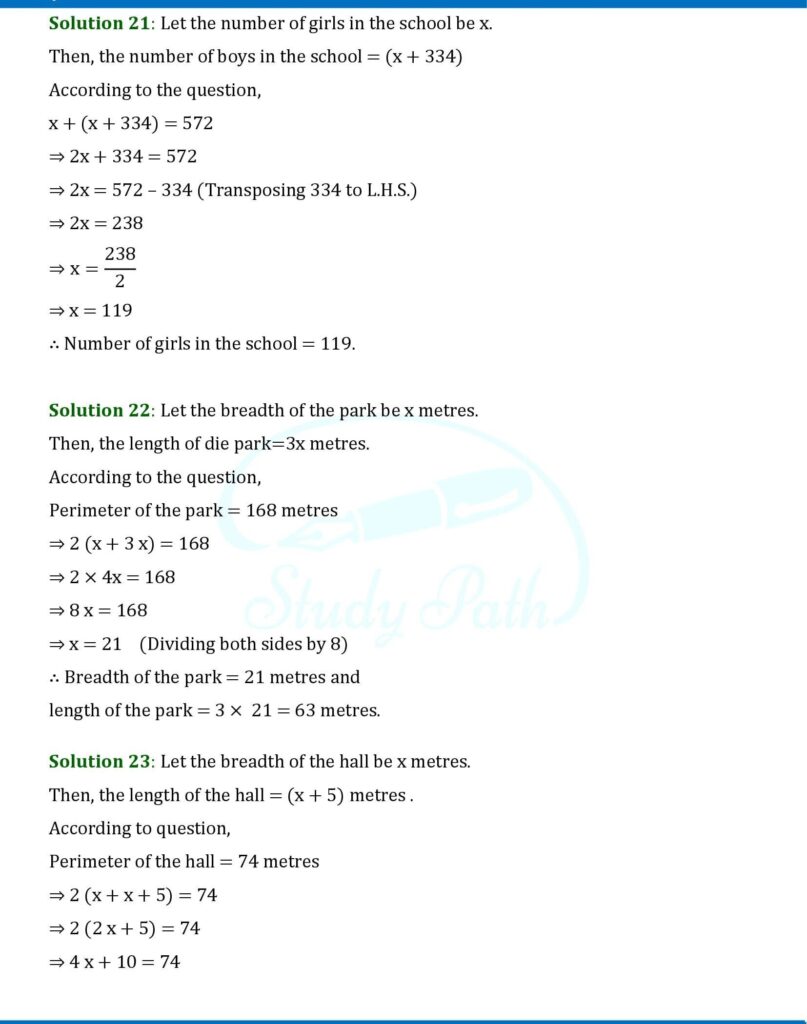 RS Aggarwal Class 6 Exercise 9C Solutions 8