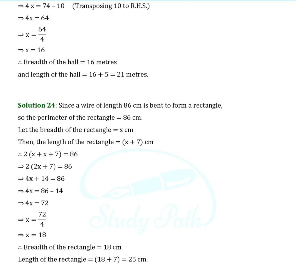 RS Aggarwal Class 6 Exercise 9C Solutions 9