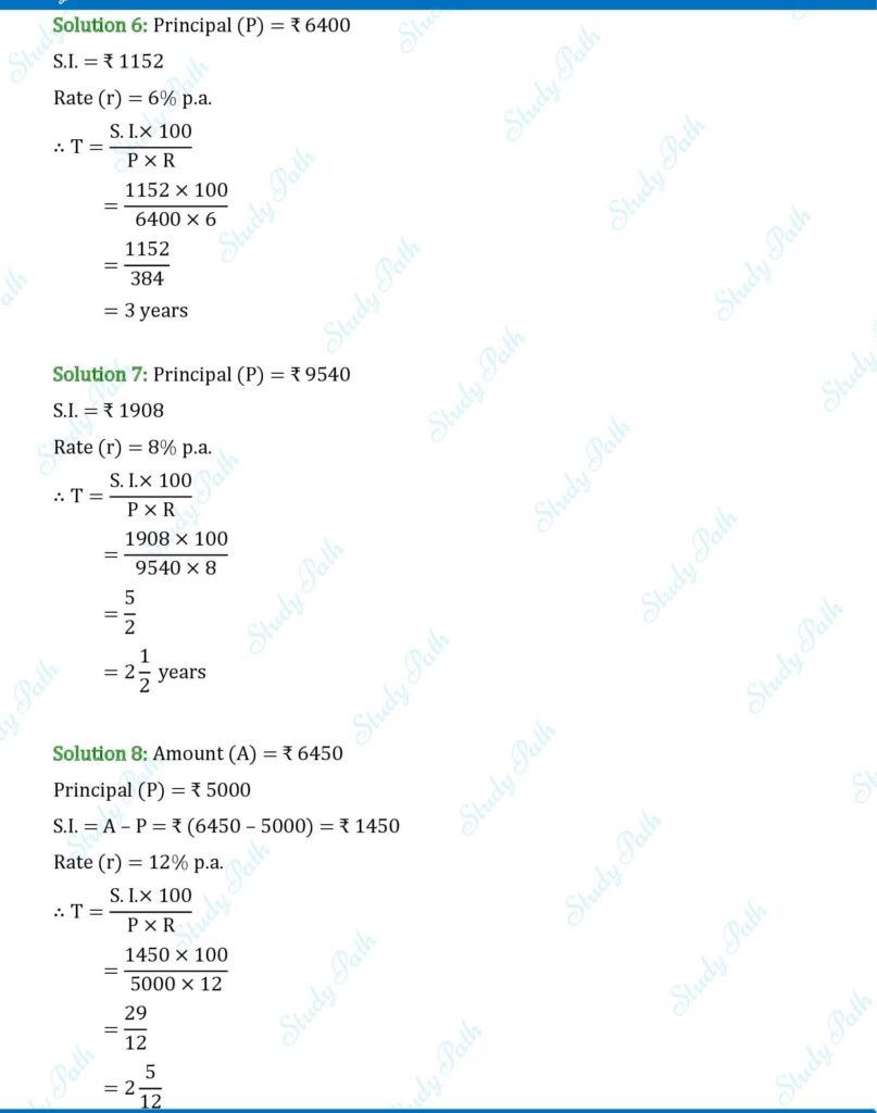 RS Aggarwal Class 7 Exercise 12A Solutions 3
