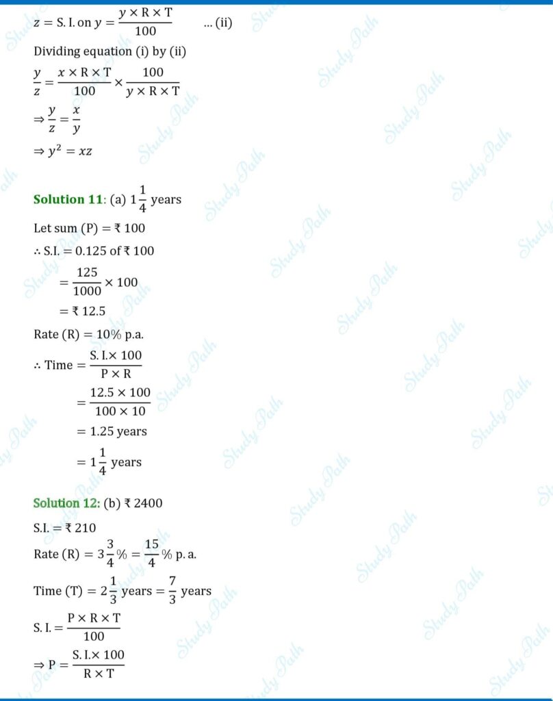 RS Aggarwal Class 7 Exercise 12B Solutions 6