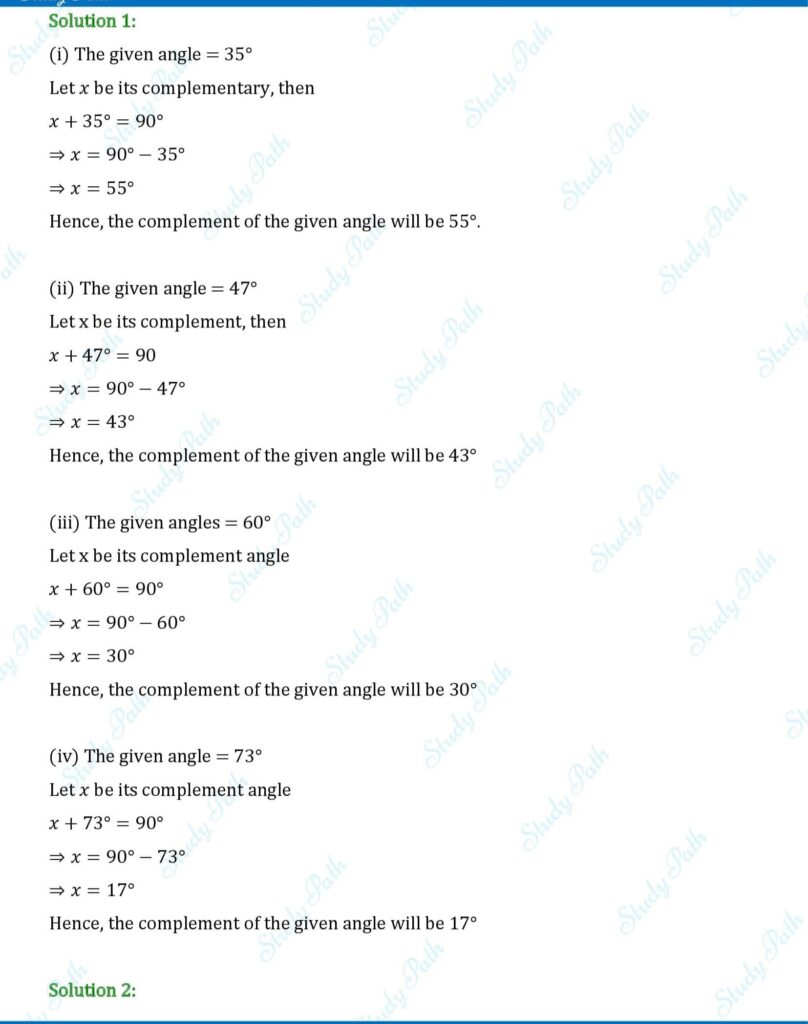 RS Aggarwal Class 7 Exercise 13 Solutions 1