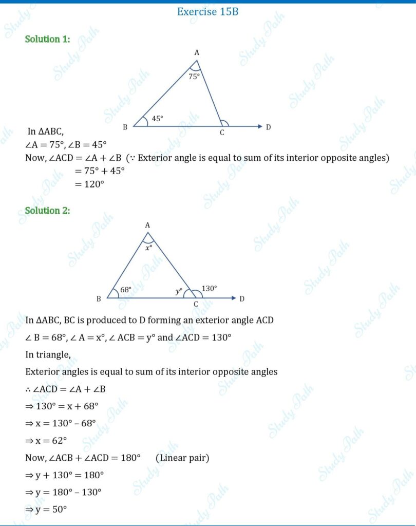RS Aggarwal Class 7 Exercise 15B Solutions 1