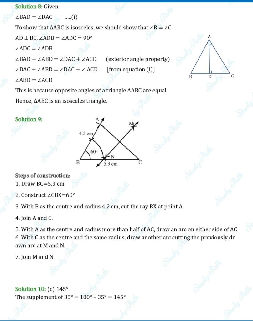 RS Aggarwal Class 7 Test Paper 17 Solutions 3