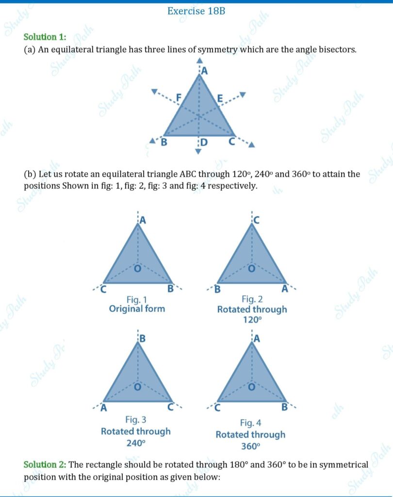 RS Aggarwal Class 7 Exercise 18B Solutions 1