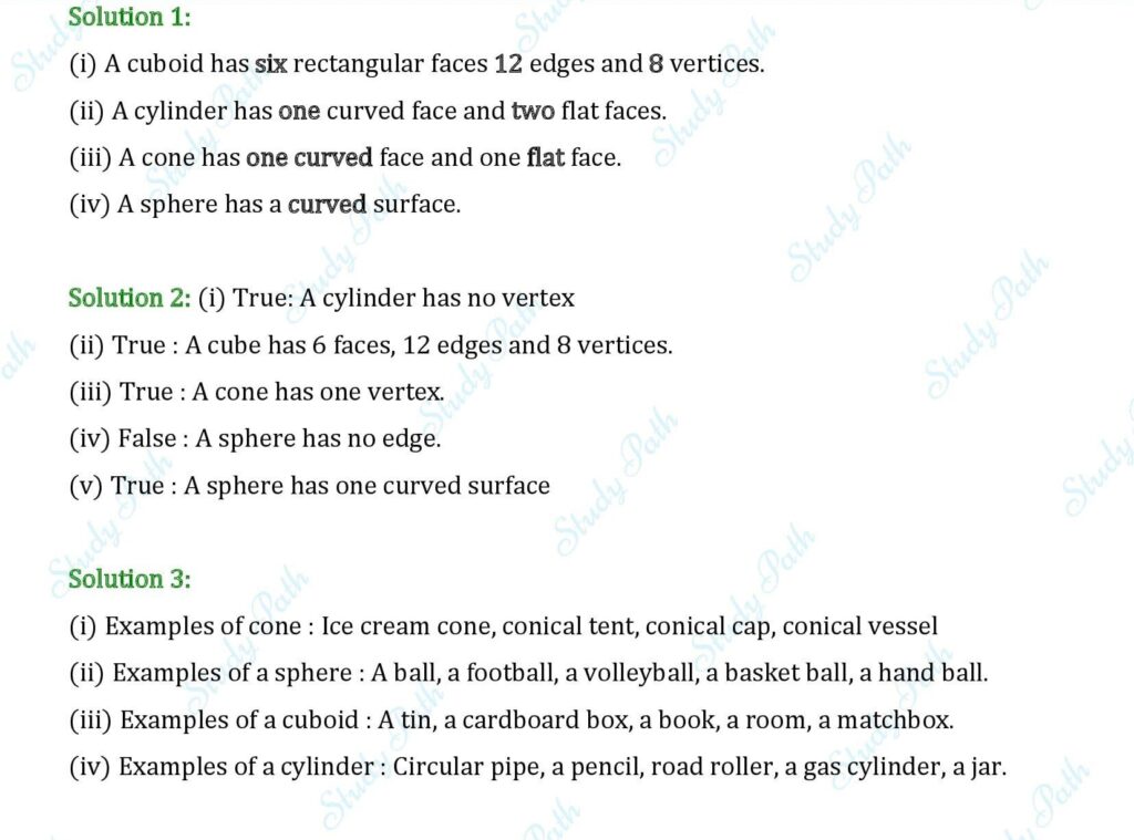 RS Aggarwal Class 8 Exercise 19 Solutions 1