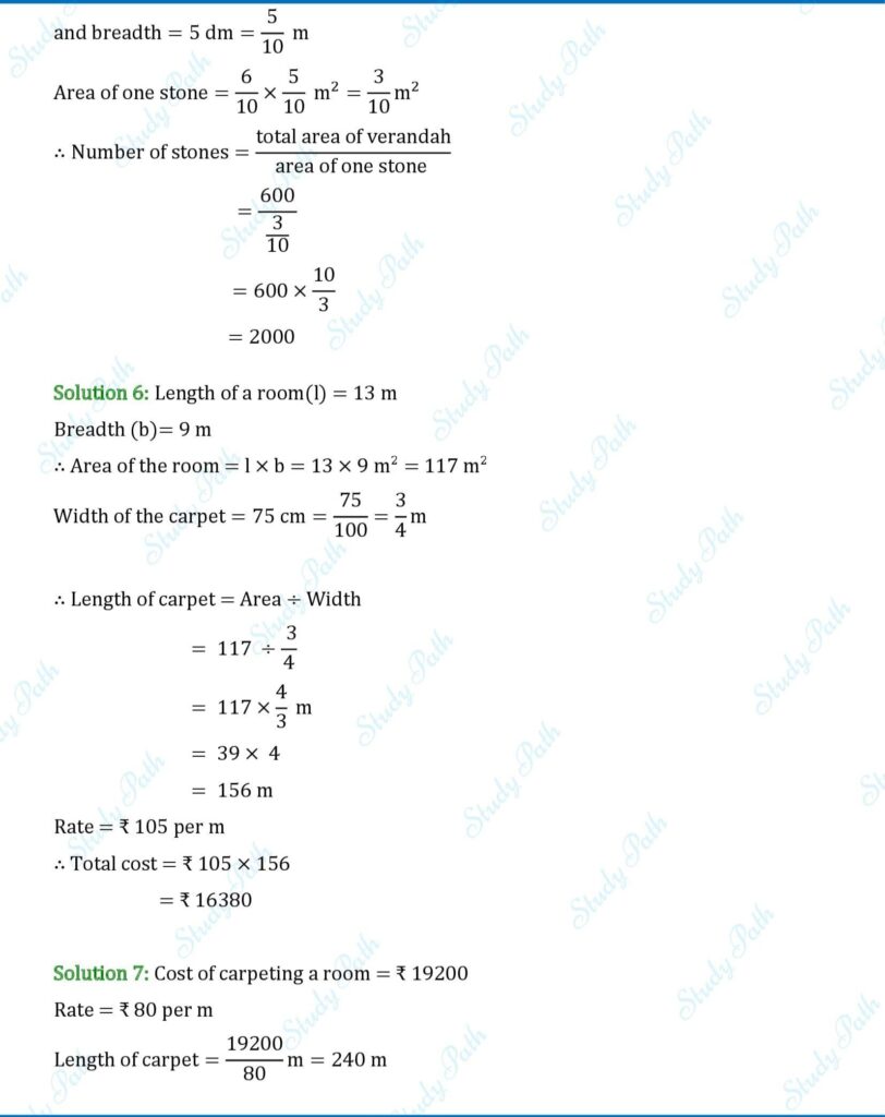RS Aggarwal Class 7 Exercise 20A Solutions 3