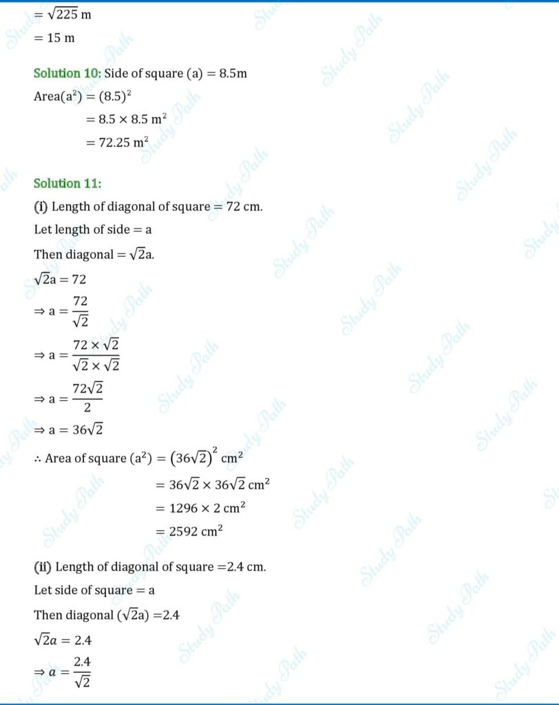 RS Aggarwal Class 7 Exercise 20A Solutions 5