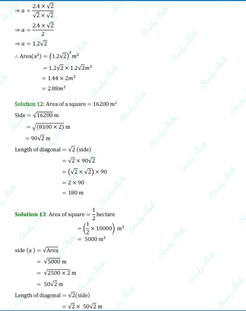 RS Aggarwal Class 7 Exercise 20A Solutions 6