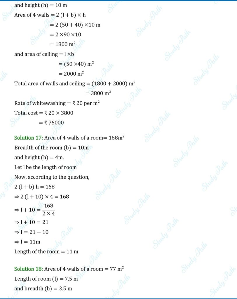 RS Aggarwal Class 7 Exercise 20A Solutions 8