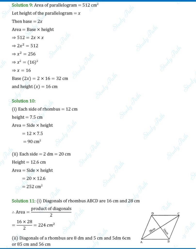 RS Aggarwal Class 7 Exercise 20C Solutions 4