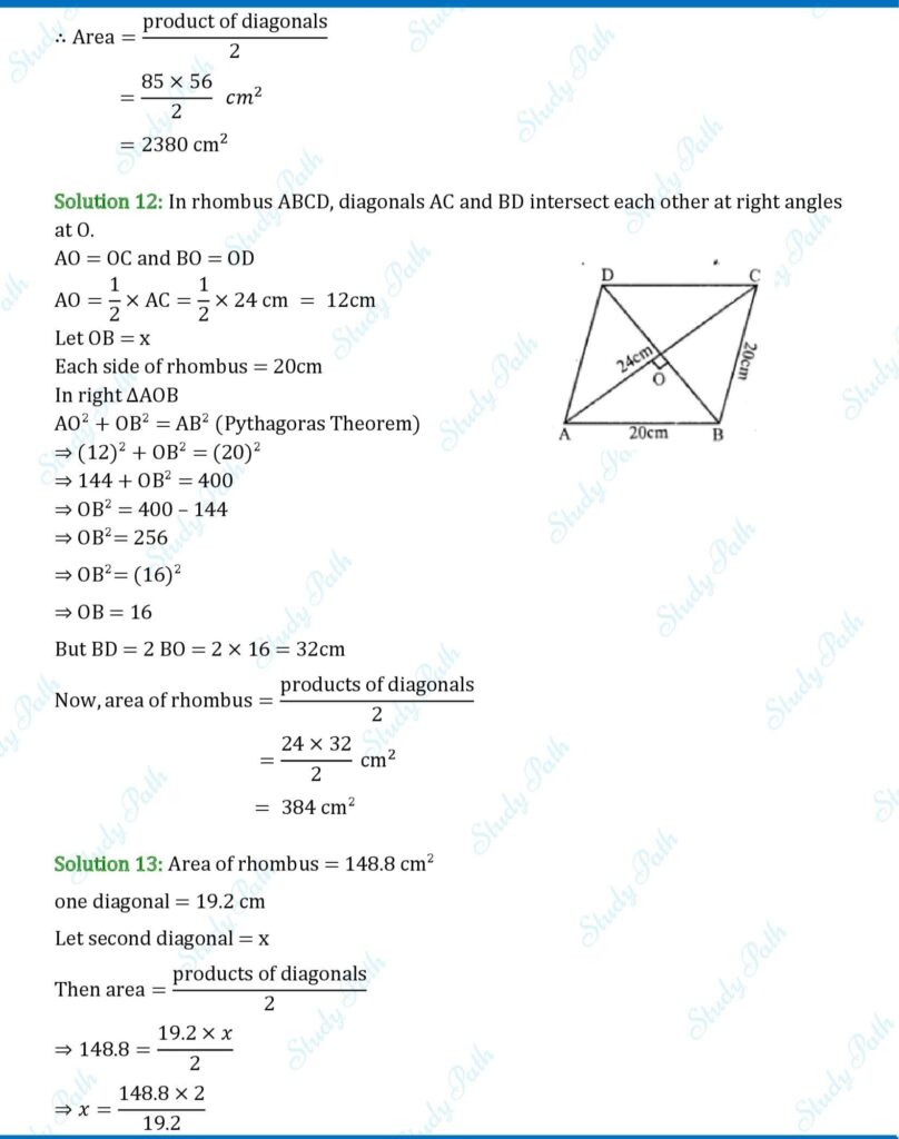 RS Aggarwal Class 7 Exercise 20C Solutions 5
