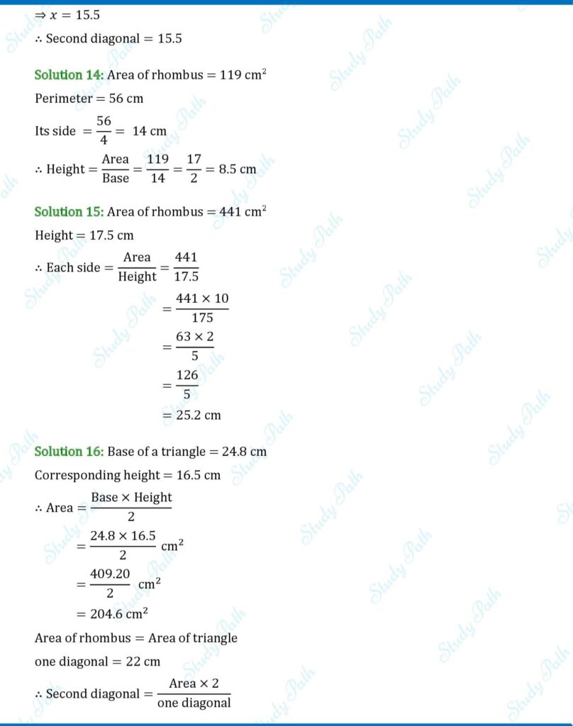 RS Aggarwal Class 7 Exercise 20C Solutions 6