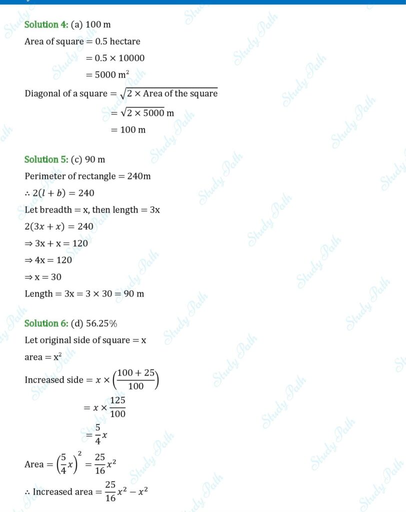 RS Aggarwal Class 7 Exercise 20G Solutions 2