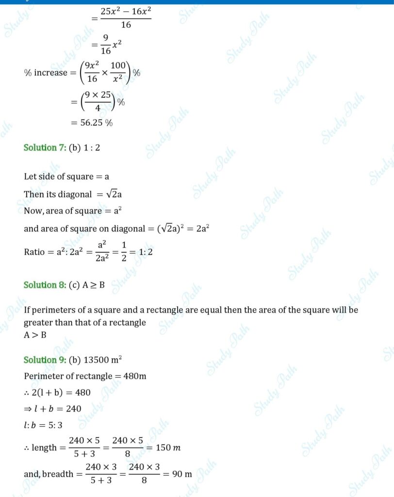 RS Aggarwal Class 7 Exercise 20G Solutions 3
