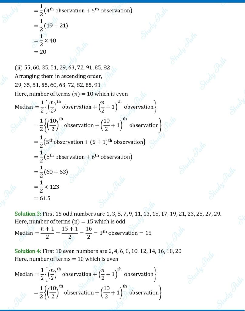 RS Aggarwal Class 7 Exercise 21B Solutions 2