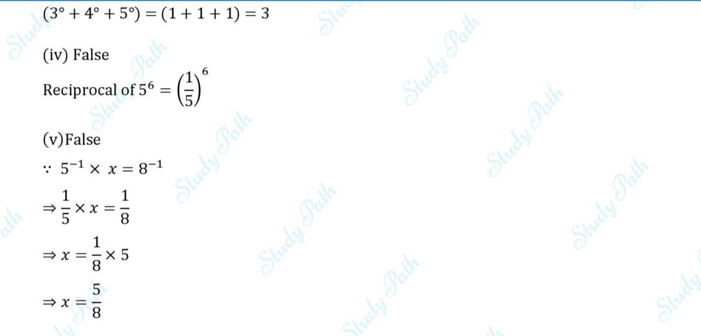 RS Aggarwal Class 7 Test Paper 5 Solutions 6